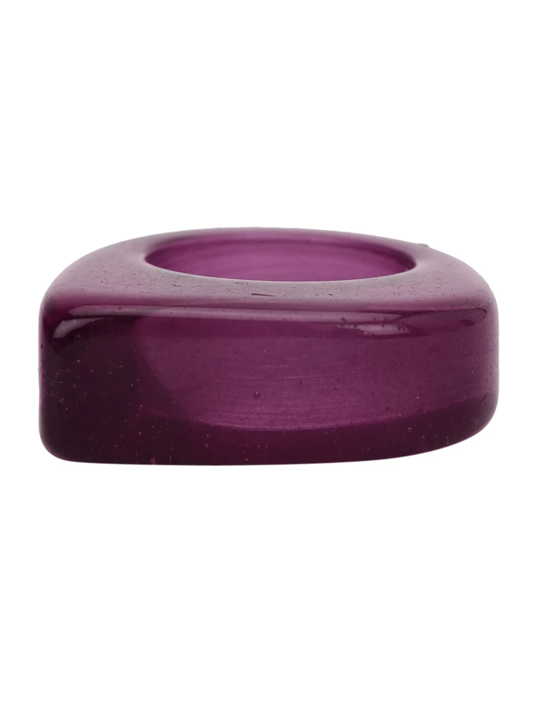 FOREVER 21 Women Purple Solid Resin Finger Ring Price in India