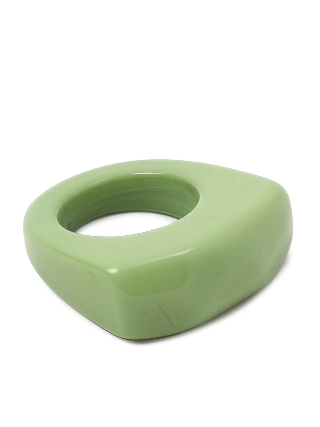 FOREVER 21 Green Solid Resin Finger Ring Price in India