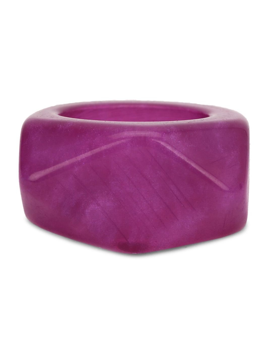 FOREVER 21 Purple Solid Resin Finger Ring Price in India