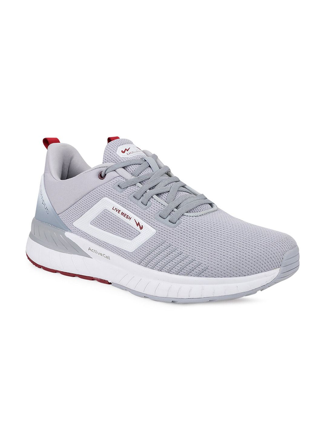 Campus Men EVOK Grey Mesh Running Shoes