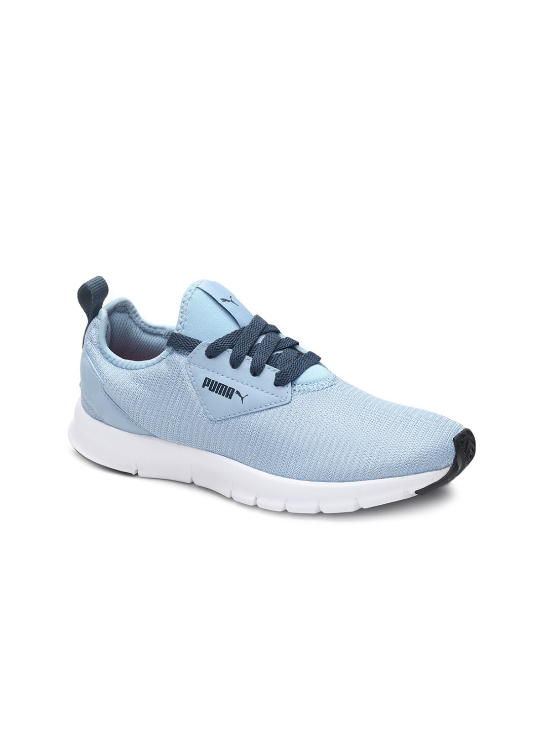 Puma Women Blue Woven Design Sneakers