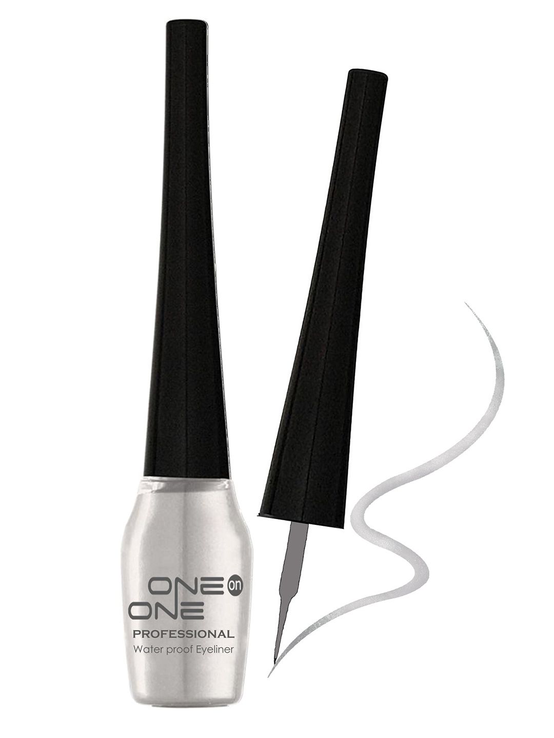 ONE on ONE Waterproof Eyeliner Silver-5 ml Price in India