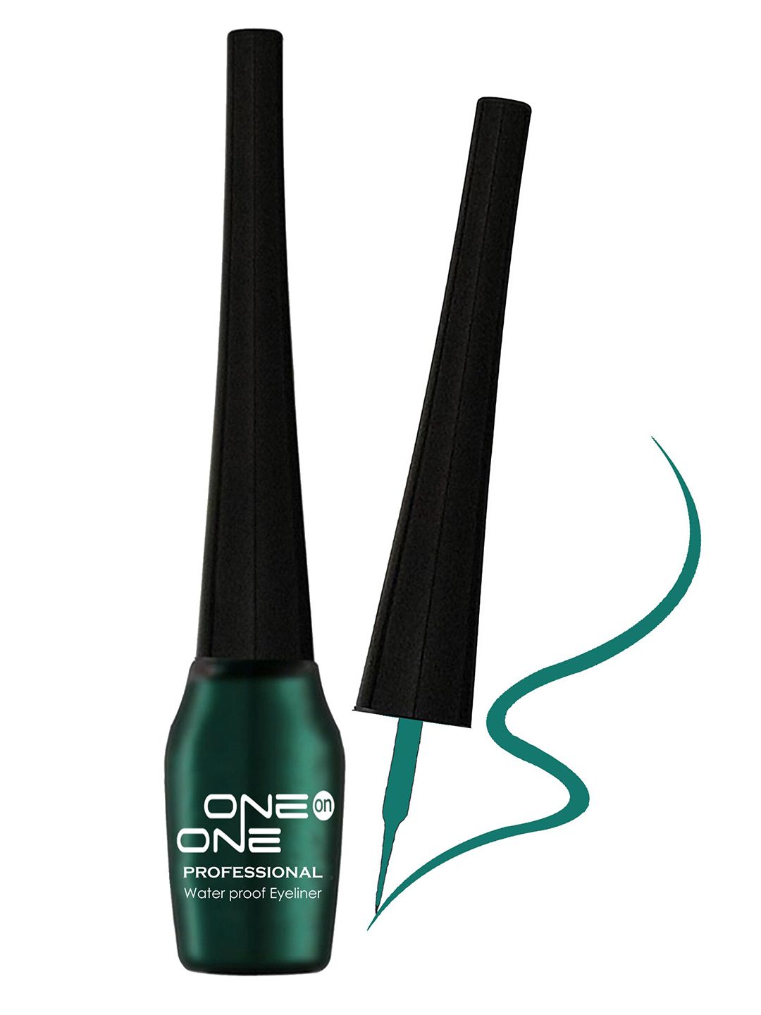ONE on ONE Waterproof Liquid Eyeliner-Green Price in India