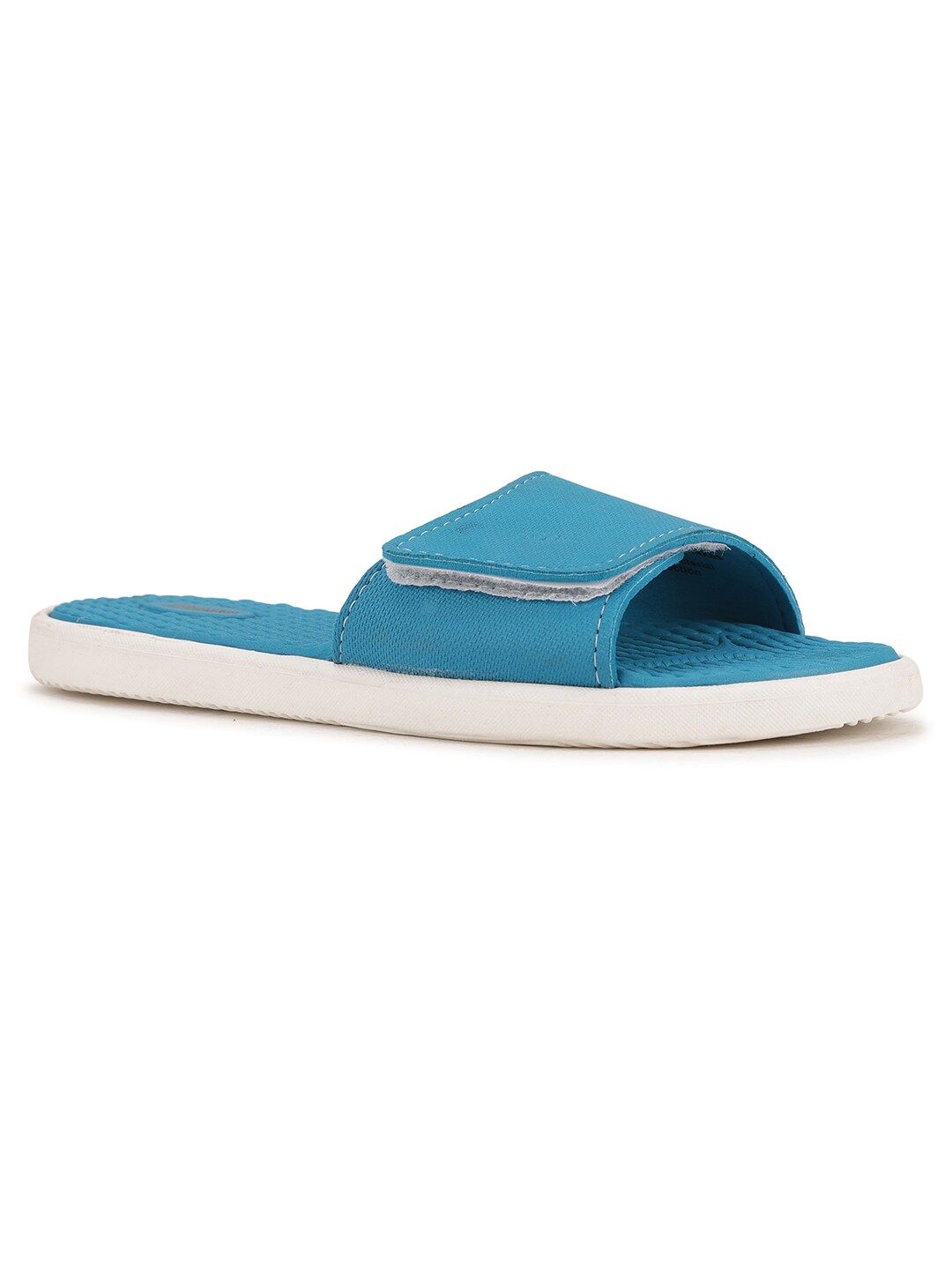 Bata Women Blue Solid Sliders