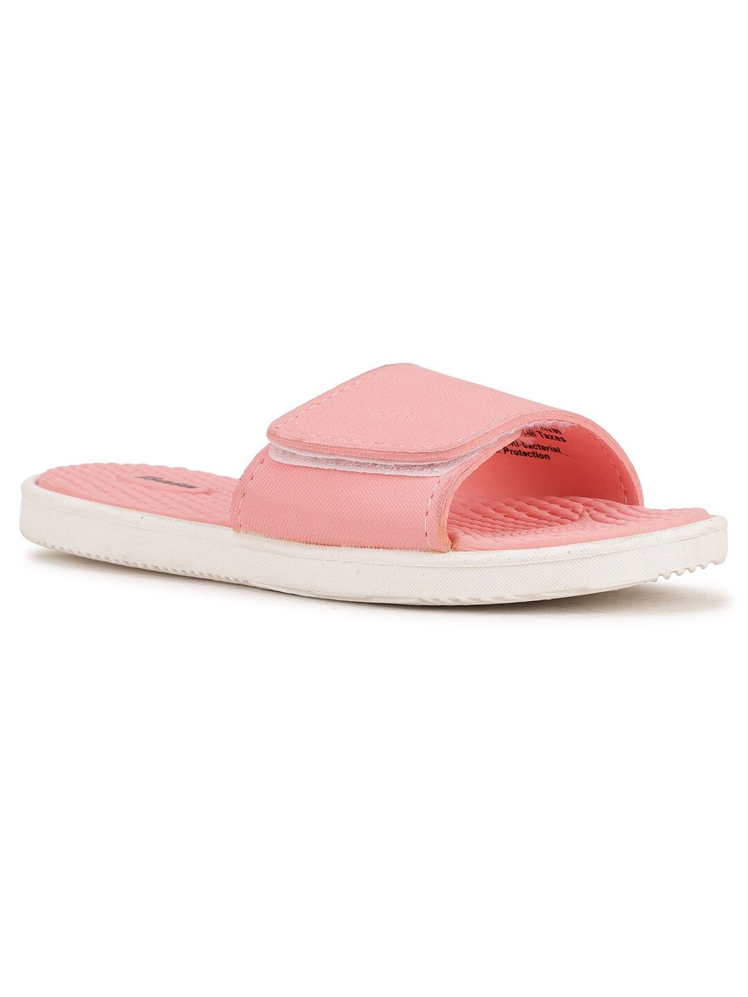 Bata Women Peach Solid Sliders