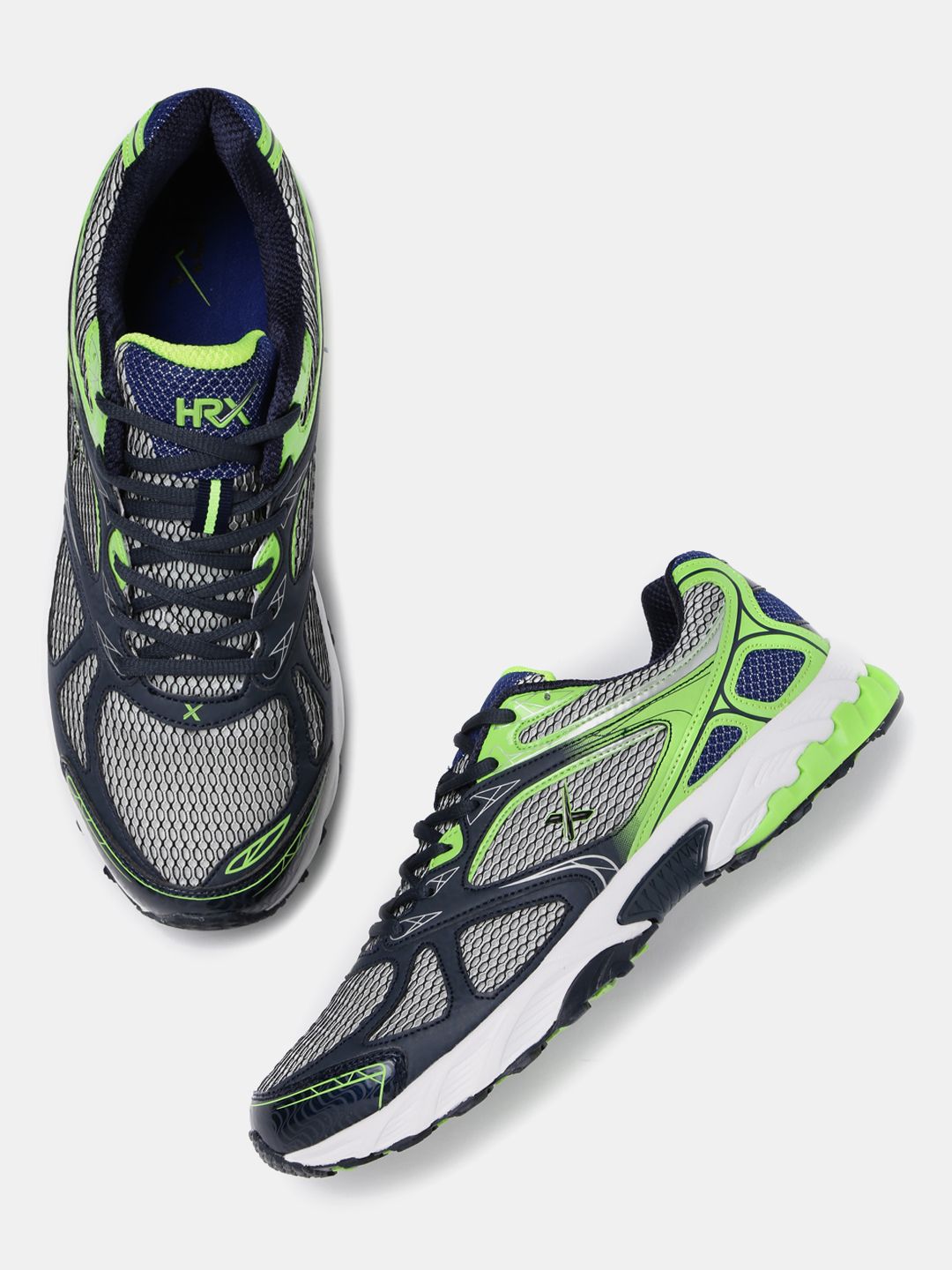 Buy HRX by Hrithik Roshan Men Navy Blue Flex Street Running Shoes