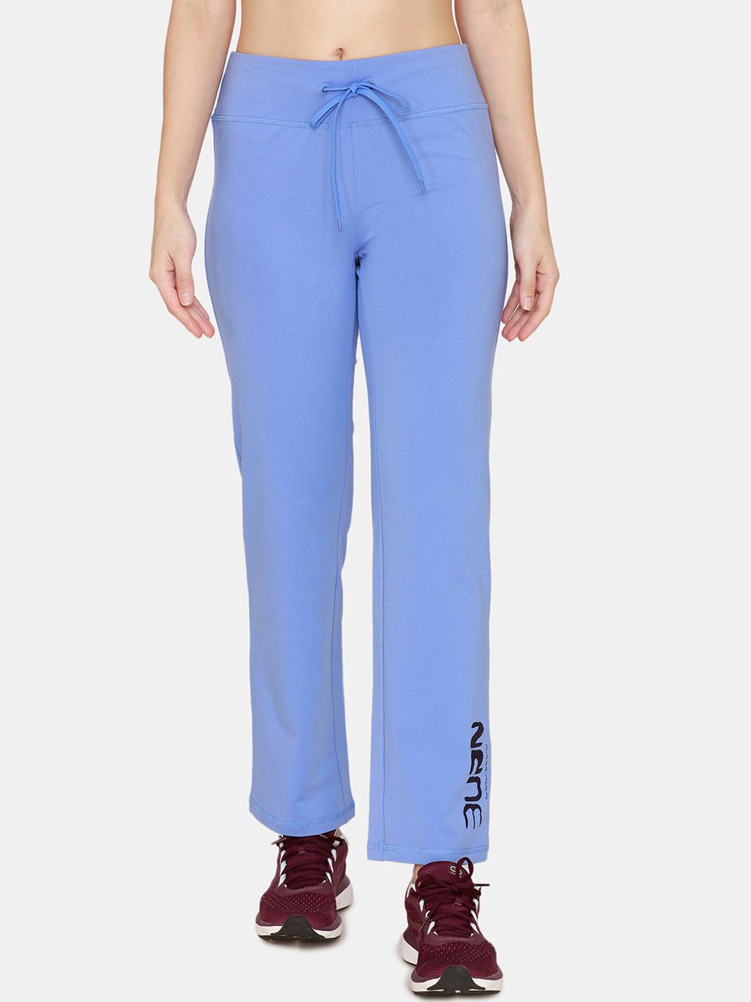 Zelocity by Zivame Women Blue Solid Track Pants Price in India