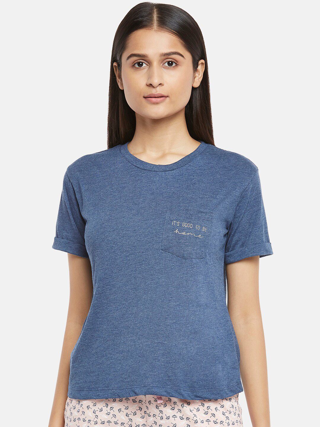 Dreamz by Pantaloons Navy Blue Lounge tshirt Price in India