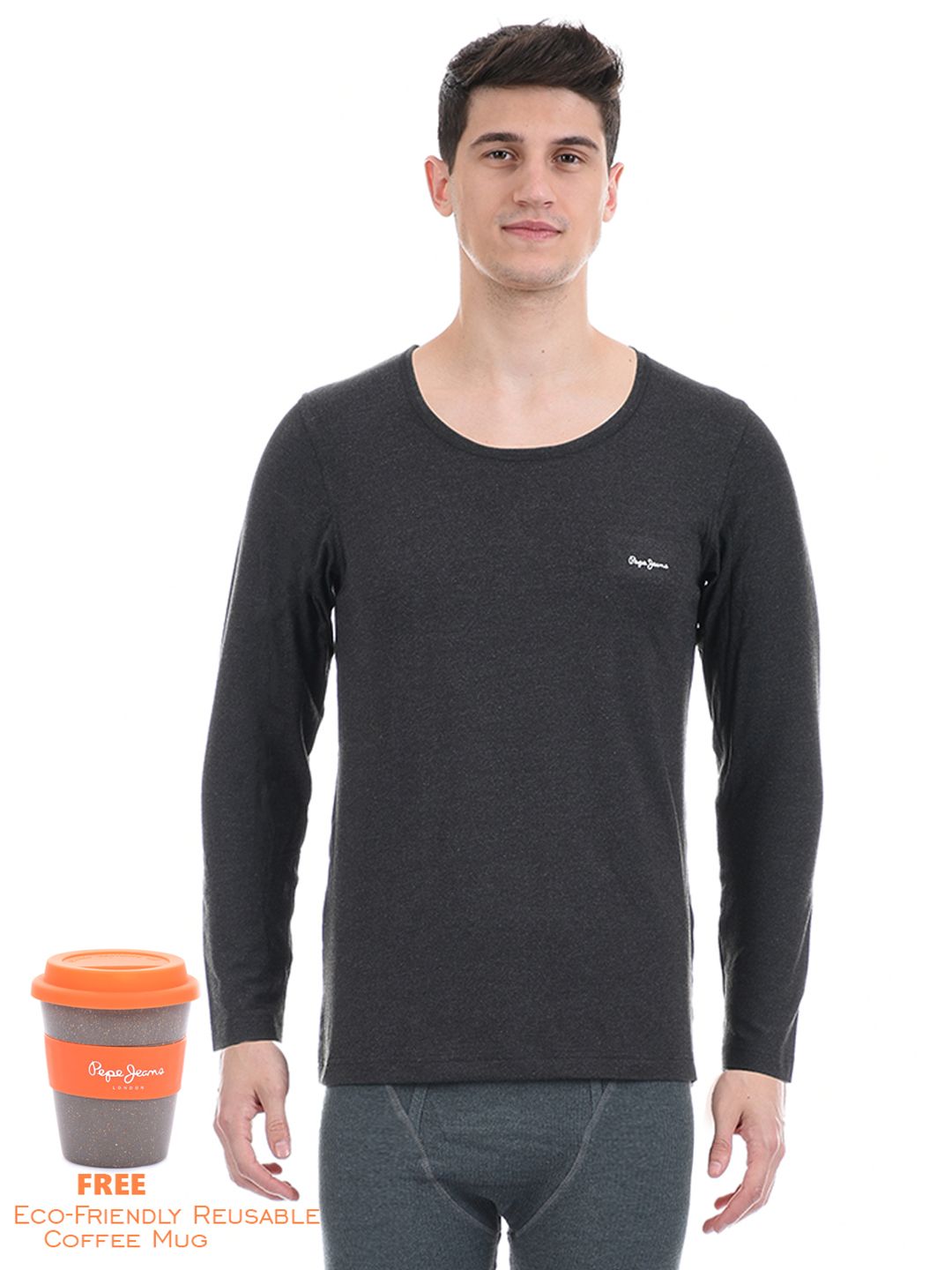 Pepe Jeans Long Sleeves Acrylic Thermal Top