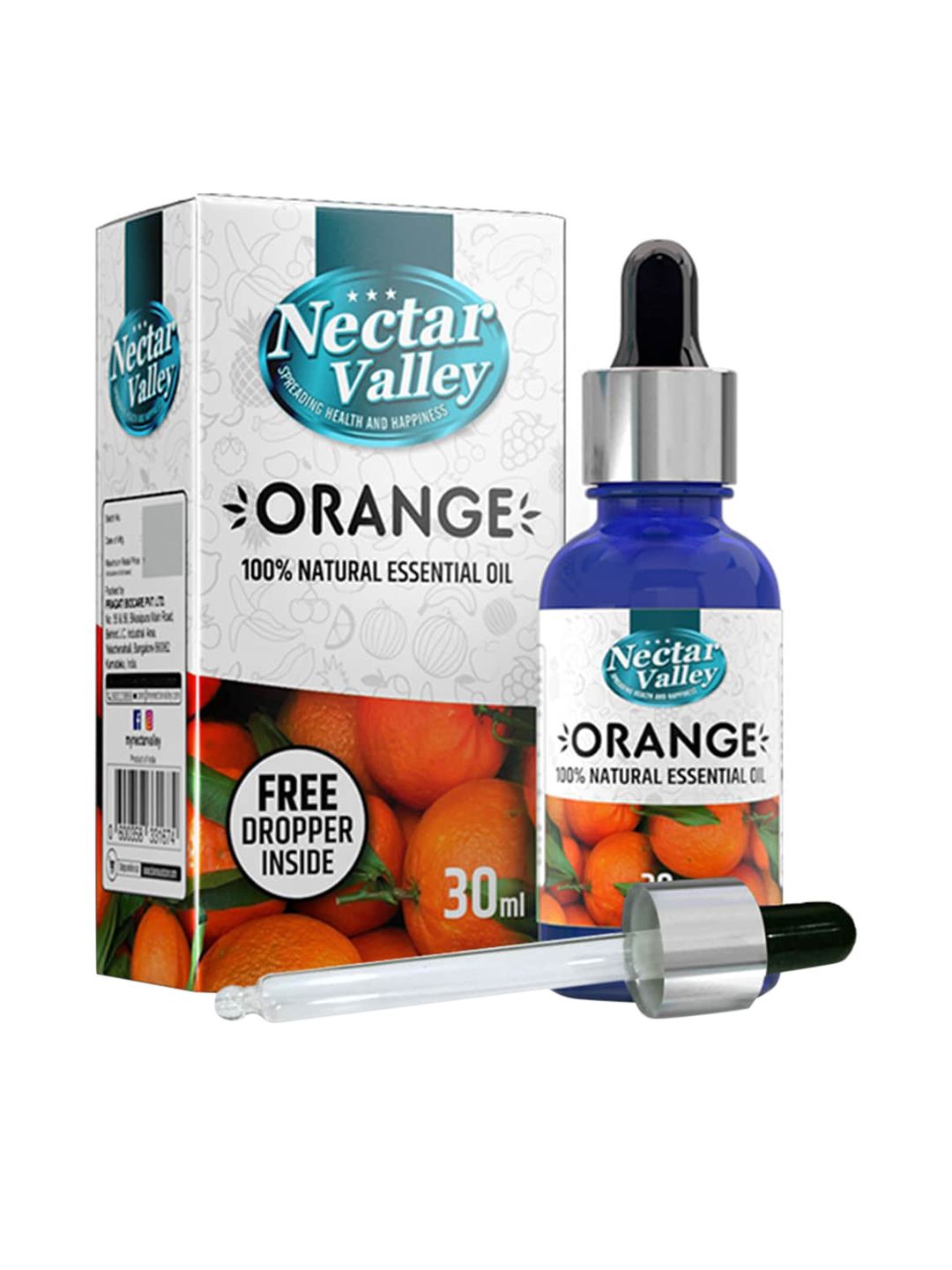 Nectar Valley Orange 100% Pure Essential Oil 30ml Price in India