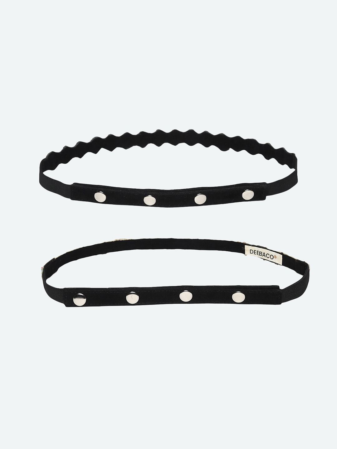 DEEBACO Women Pack Of 2 Embellished PU Belts Price in India