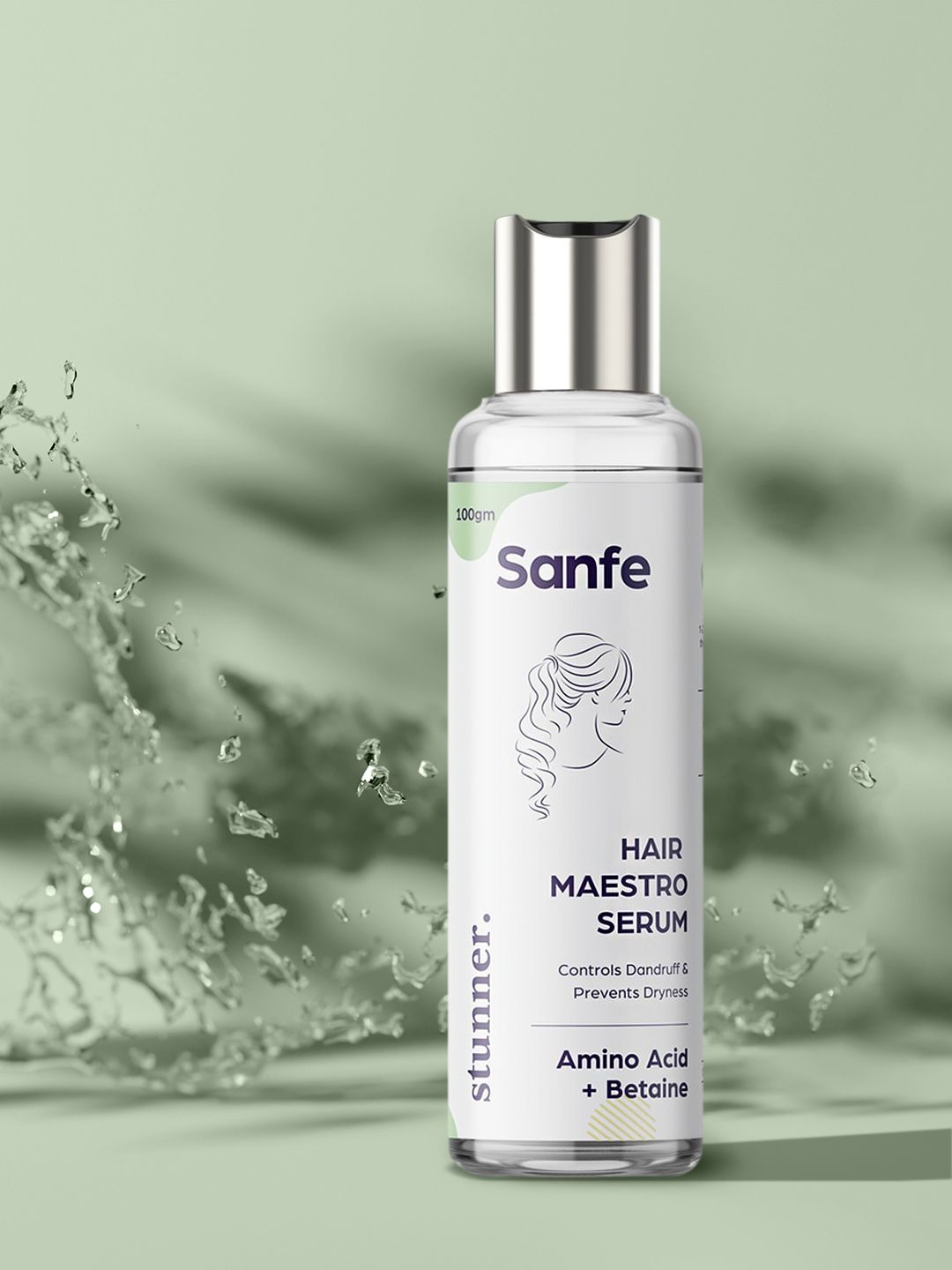 Sanfe Stunner Amino Acid Hair Maestro Serum For Growth, Split Ends & Grey Hair 100 ml Price in India