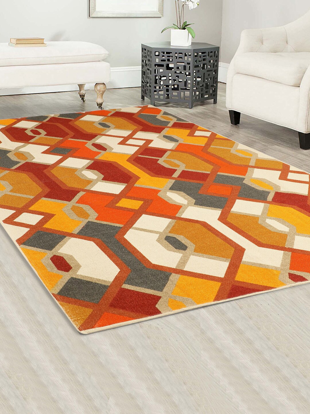 BLANC9 Multicolor Carpet Price in India