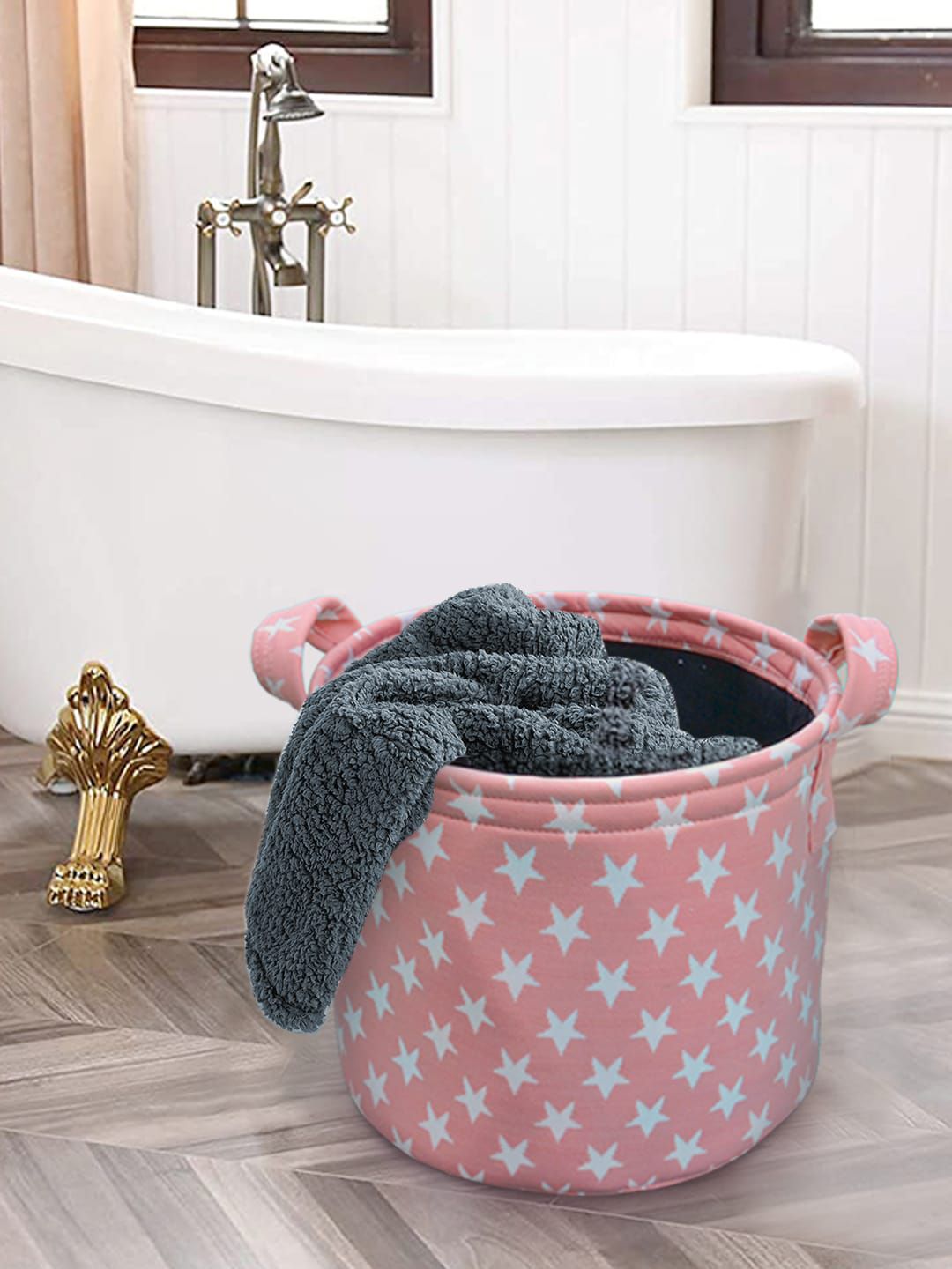 Hippo Pink Designer Toy Bin Laundry Basket Price in India