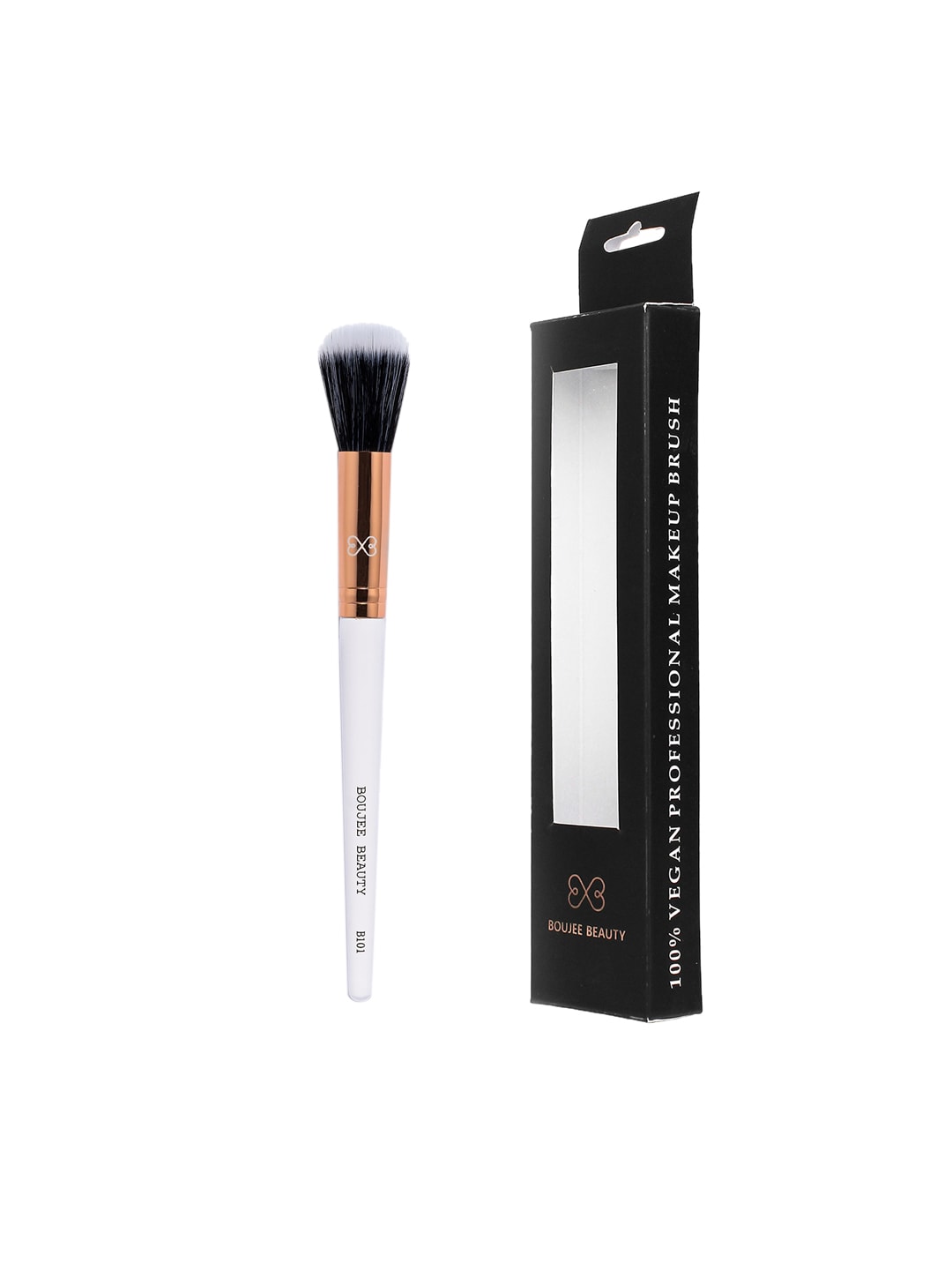 BOUJEE BEAUTY White Duo-Fibre Foundation Brush - B101 Price in India