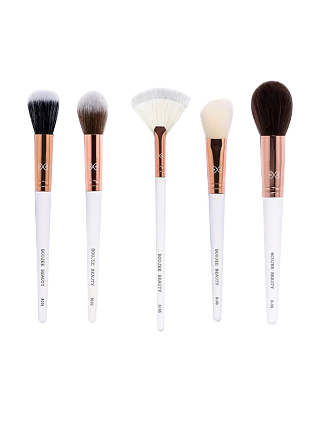 BOUJEE BEAUTY Set Of 5 Face Brushes Price in India