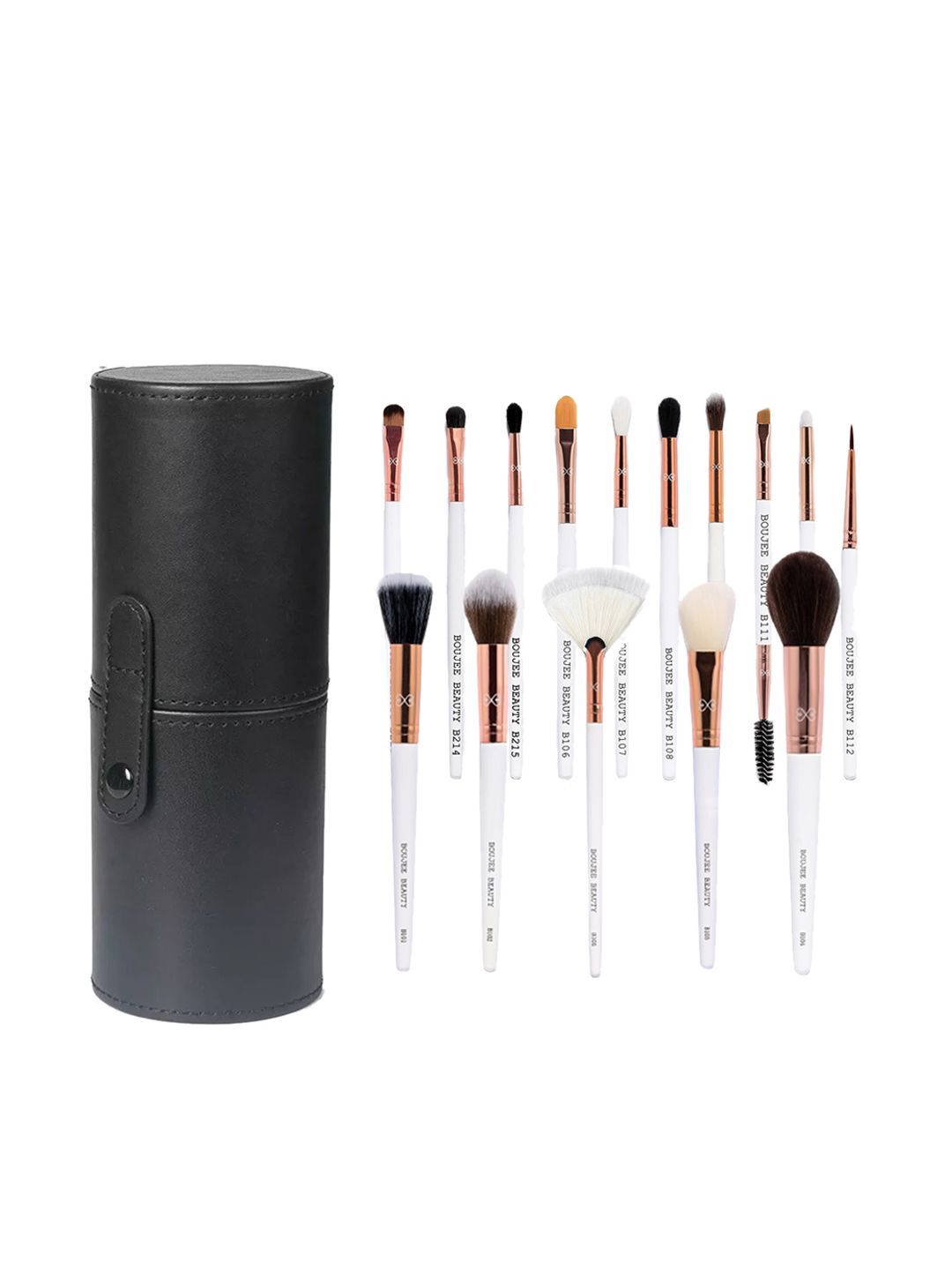 BOUJEE BEAUTY Professional Bursh Set with Holder S107-15 Pieces Price in India