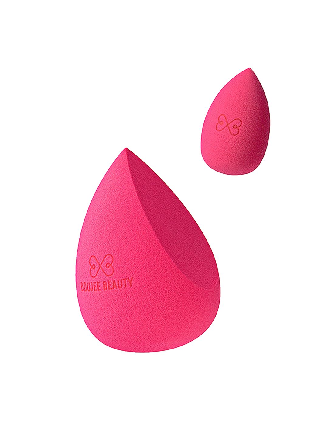 BOUJEE BEAUTY Pink Set of 2 Makeup Sponge Price in India