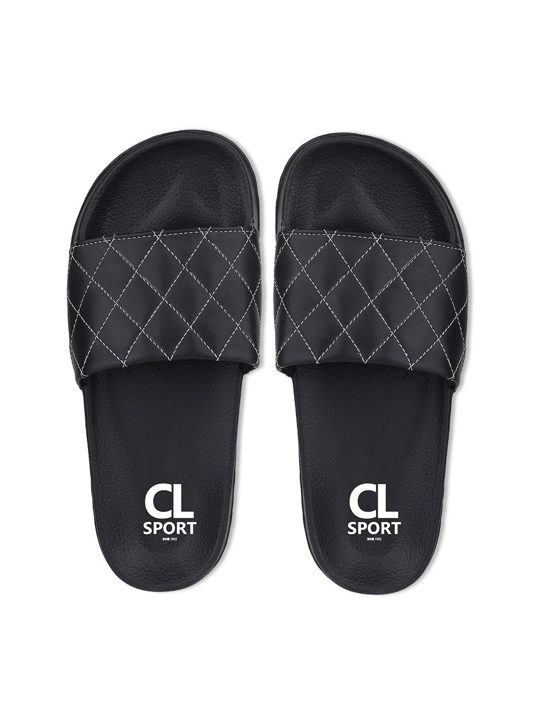 Carlton London sports Women Black Sliders Price in India