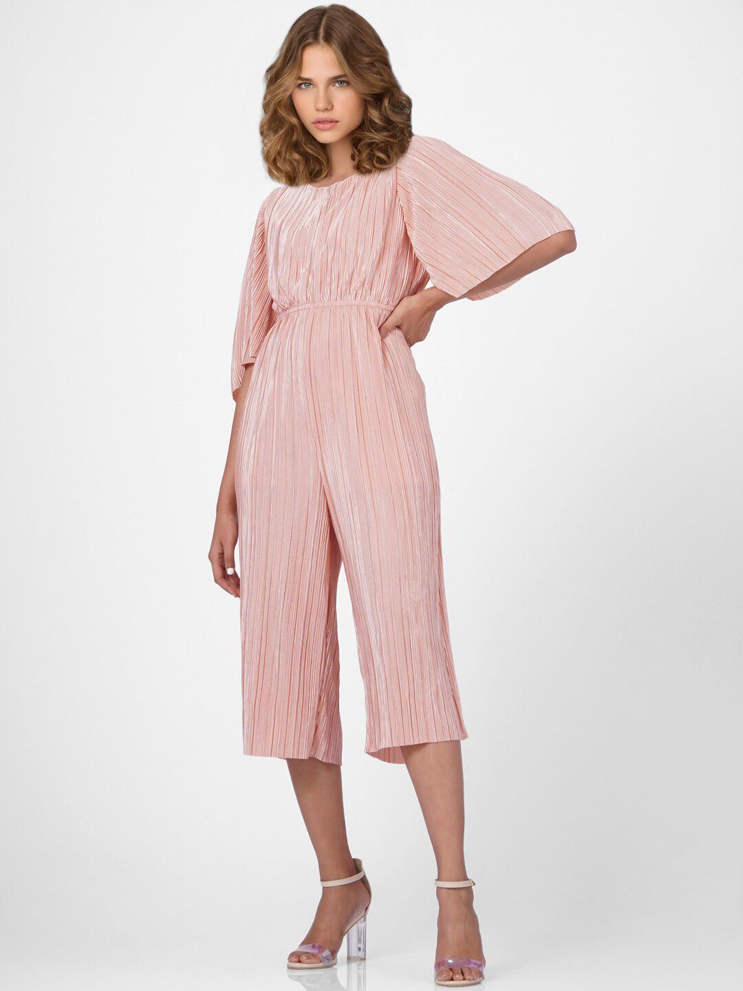ONLY Pink Culotte Jumpsuit Price in India