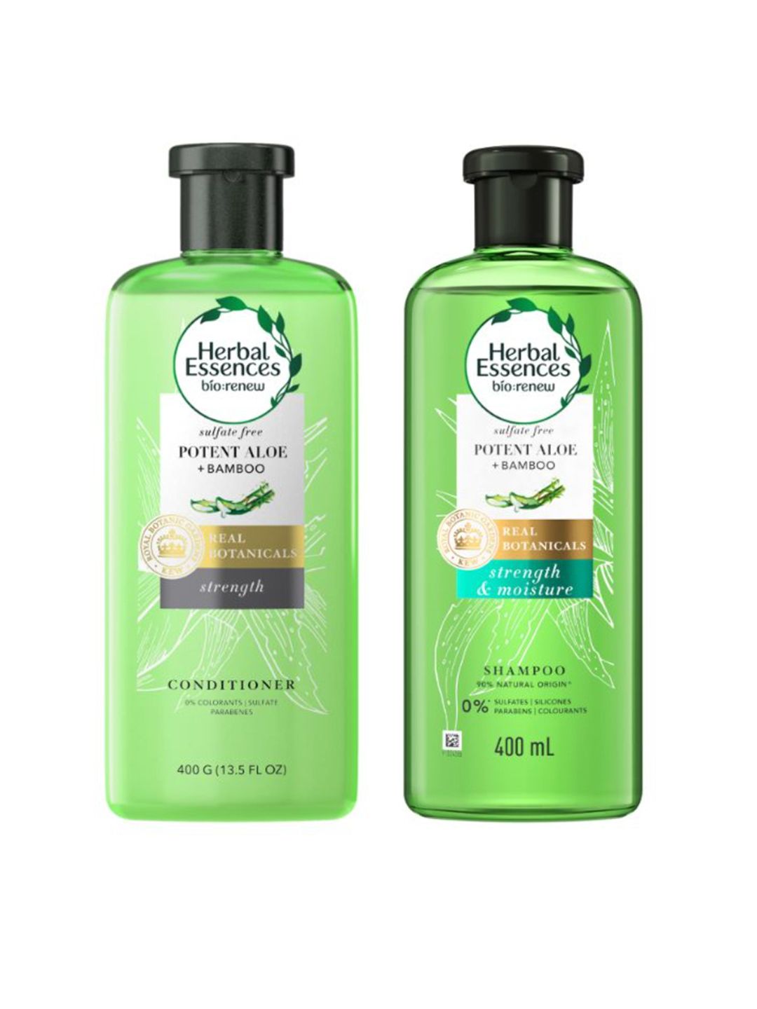 Herbal Essences Real Botanicals Potent Aloe & Bamboo Shampoo 400 ml & Conditioner 400 gm Price in India