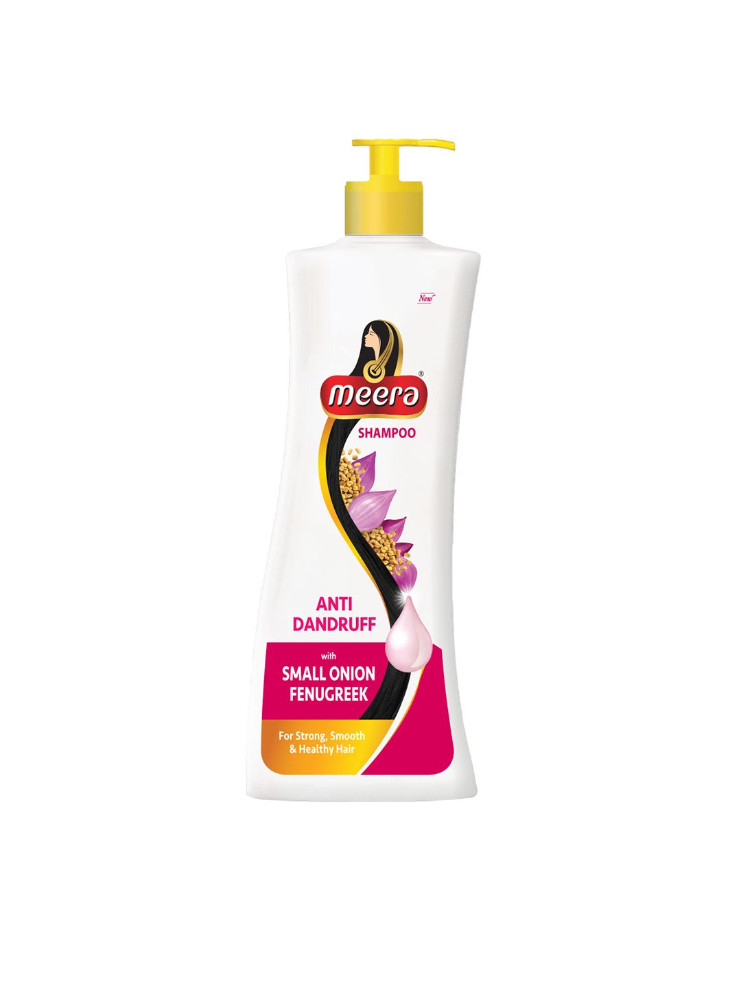 Meera GOODNESS OF TRADITION Anti-Dandruff Shampoo with Small Onion & Fenugreek 340 ml