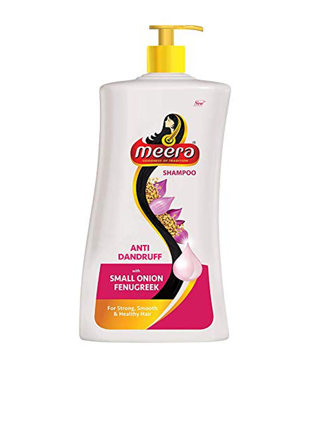 Meera GOODNESS OF TRADITION Anti-Dandruff Shampoo with Small Onion and Fenugreek 1Lt Price in India