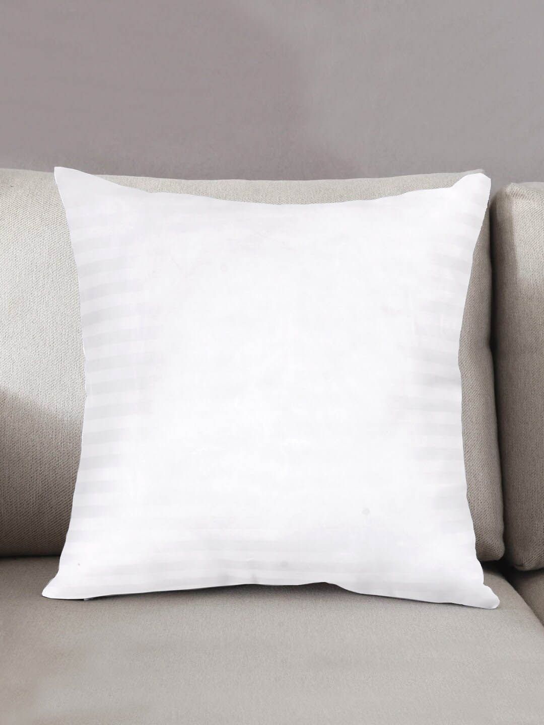 Clasiko White Striped Cushion Inserts Price in India