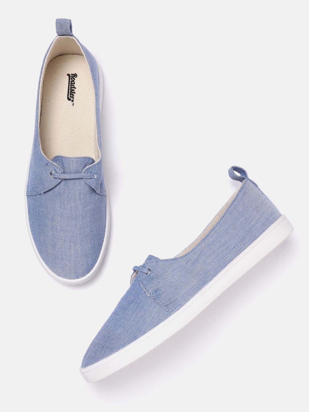 Roadster Women Blue Solid Sneakers Price in India