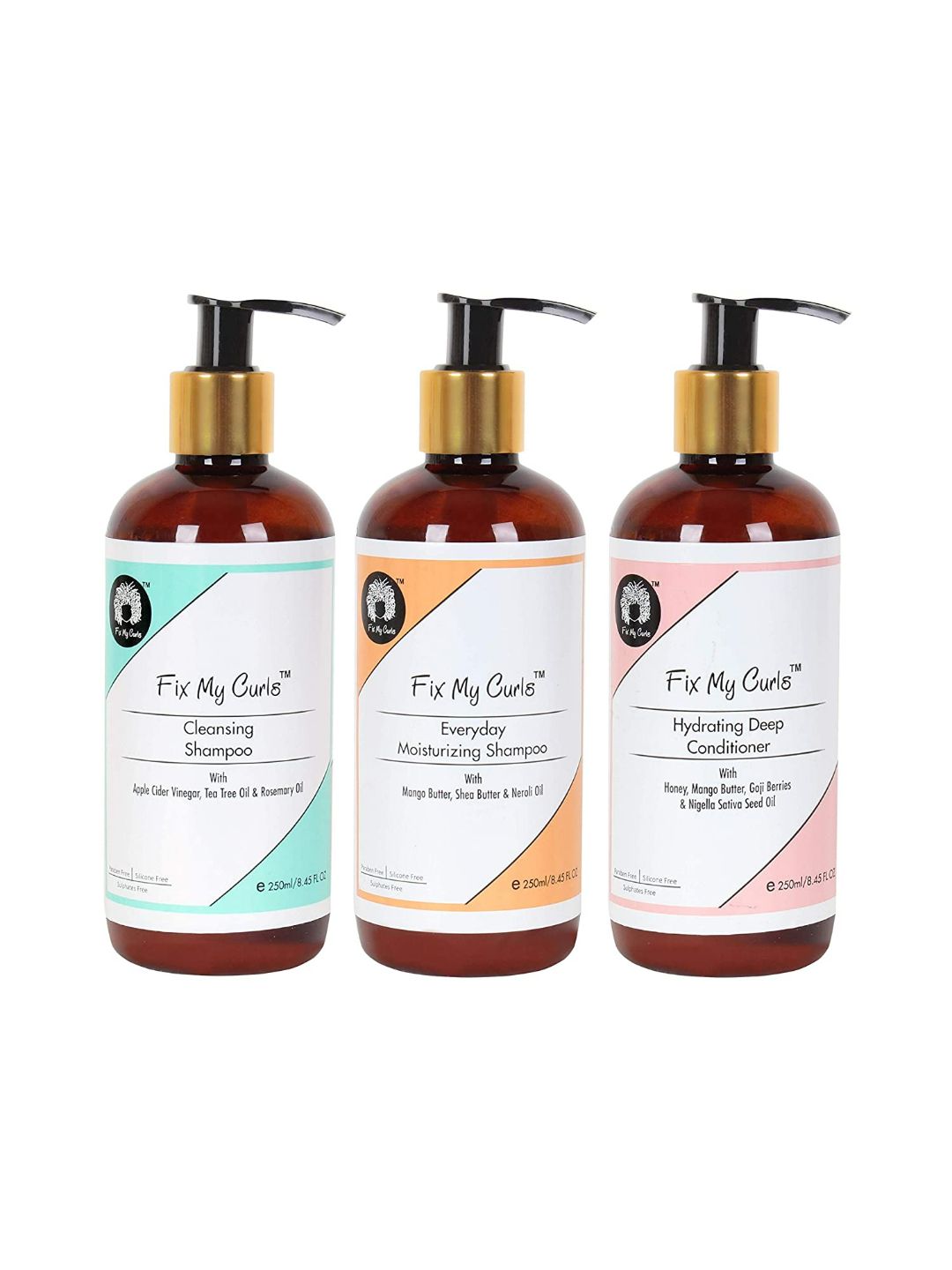 Fix My Curls Wash Day Bundle For Curly And Wavy Hair Care Kit Price in India