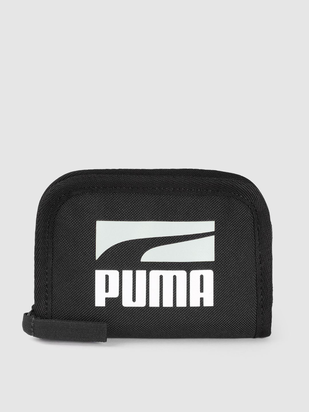 Puma Unisex Black Printed Zip Around Wallet Price in India