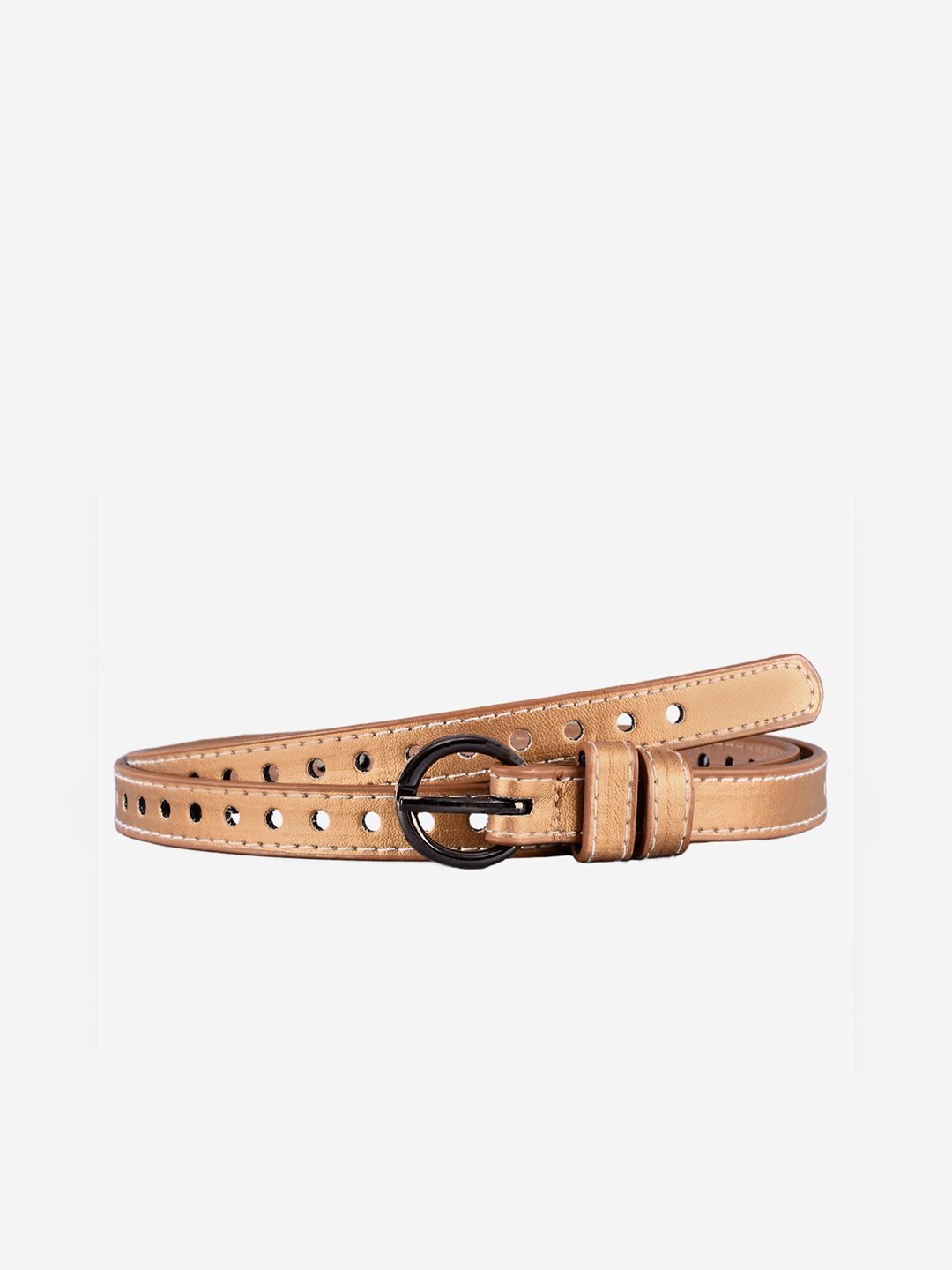 BuckleUp Women Tan Belt Price in India