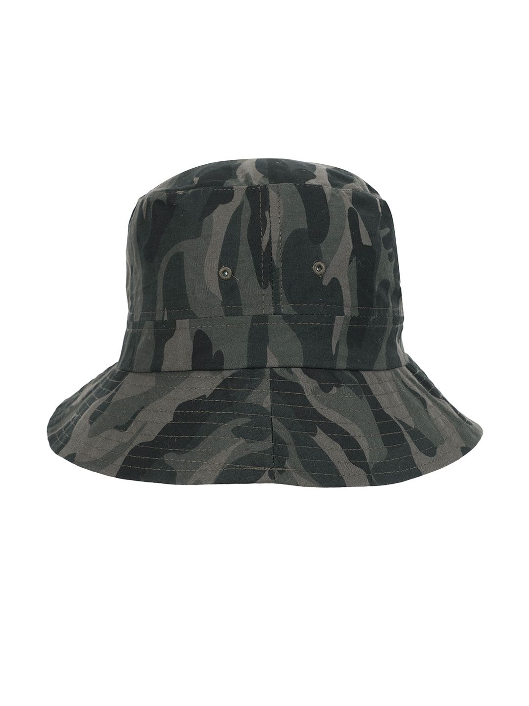 FabSeasons Green Camouflage Pure Cotton Bucket Hat Price in India