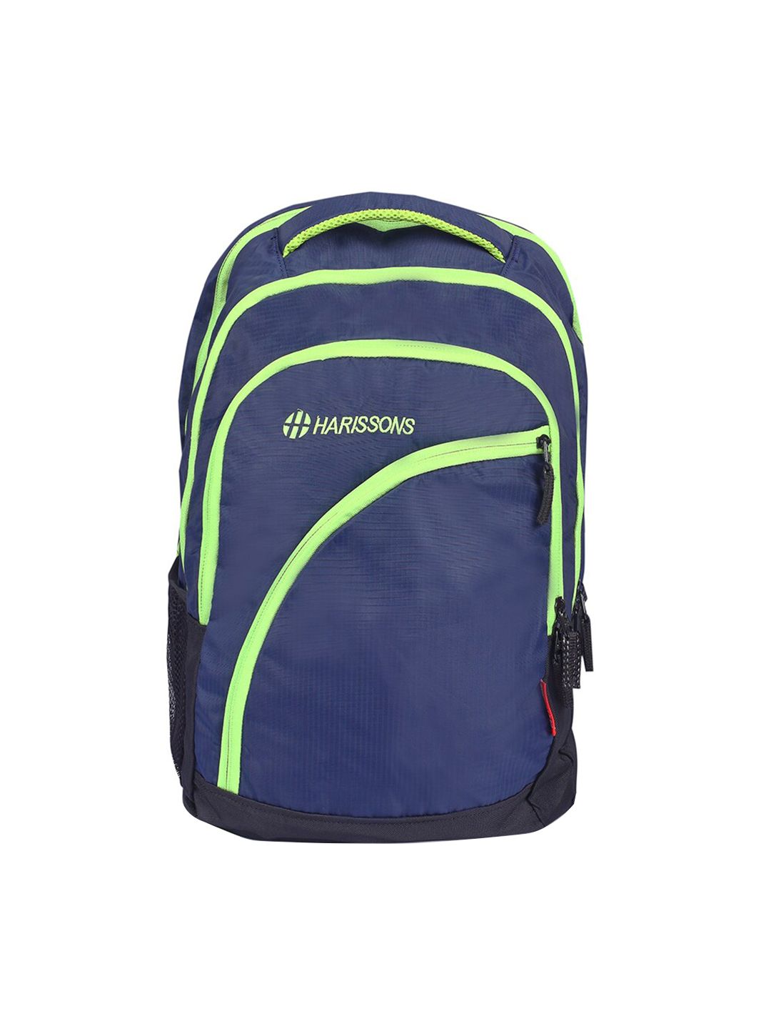 Harissons Unisex Blue & Green Printed Backpack Price in India