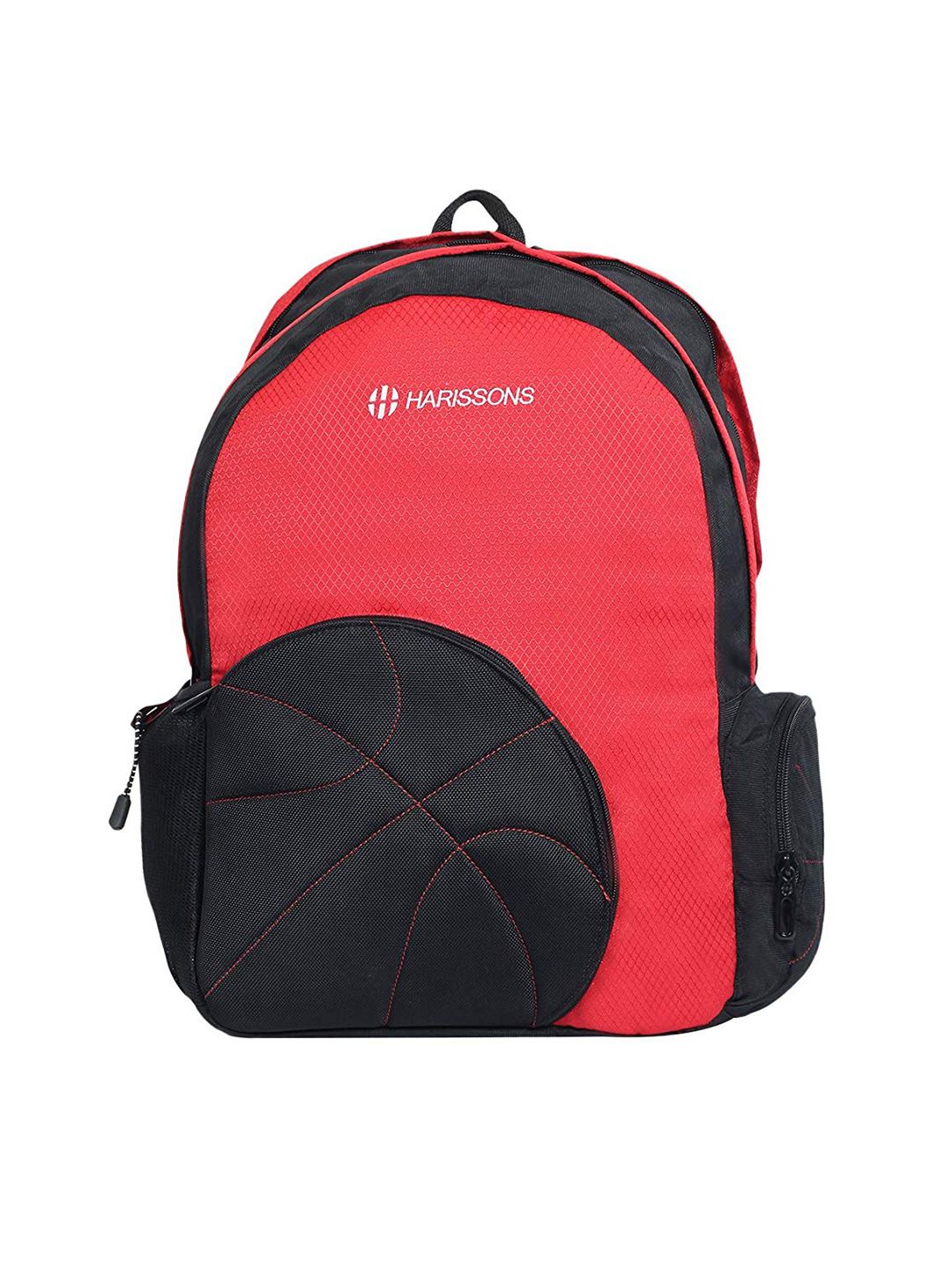 Harissons Unisex Red & Black Backpack Price in India