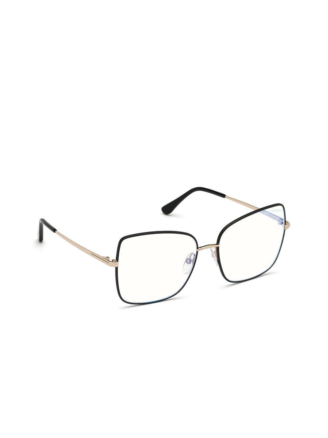 Tom Ford Women Transparent & Black Full Rim Butterfly Frames Price in India