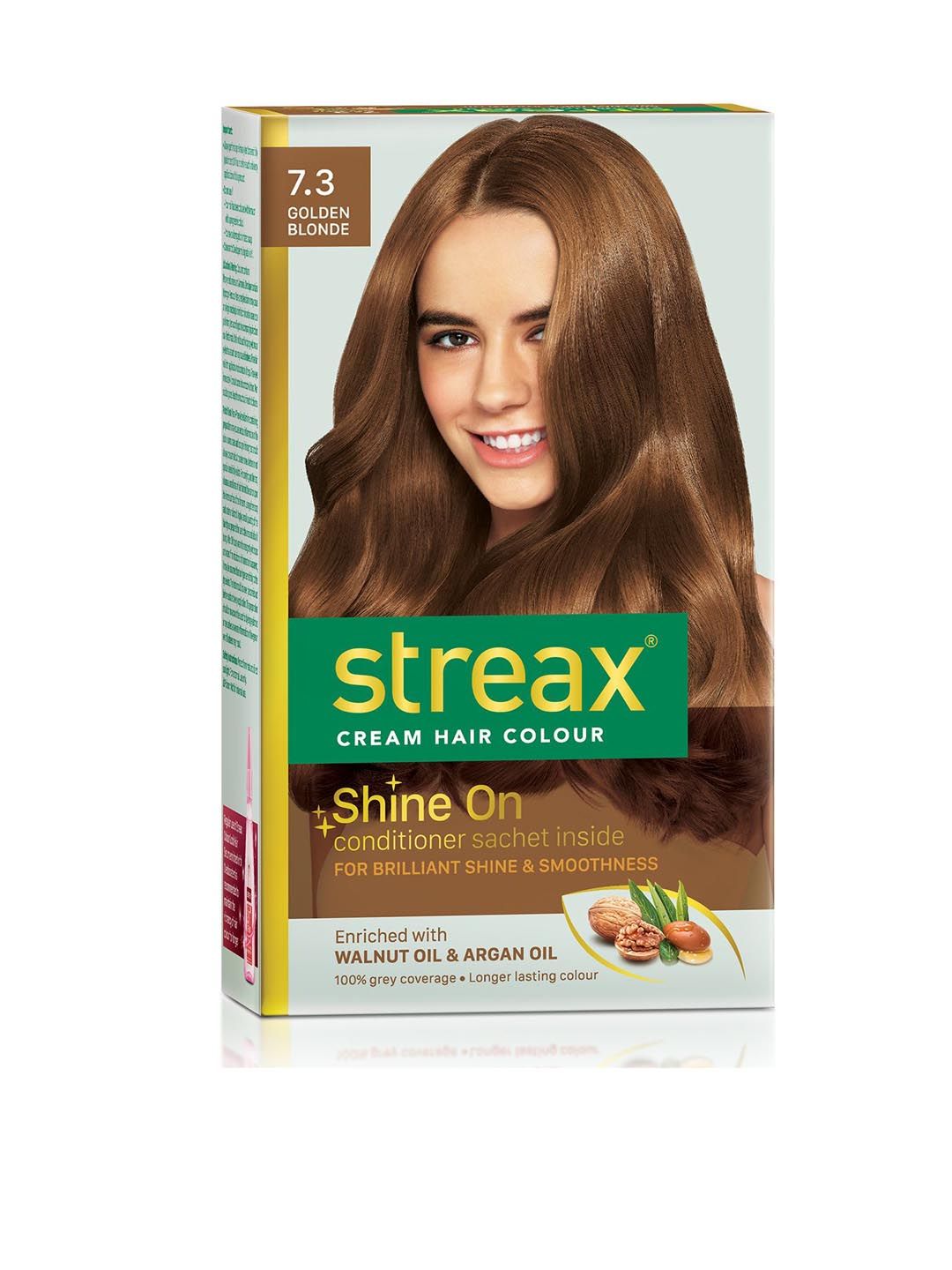 Streax Hair Colour - 7.3 Golden Blonde 120 ml Price in India