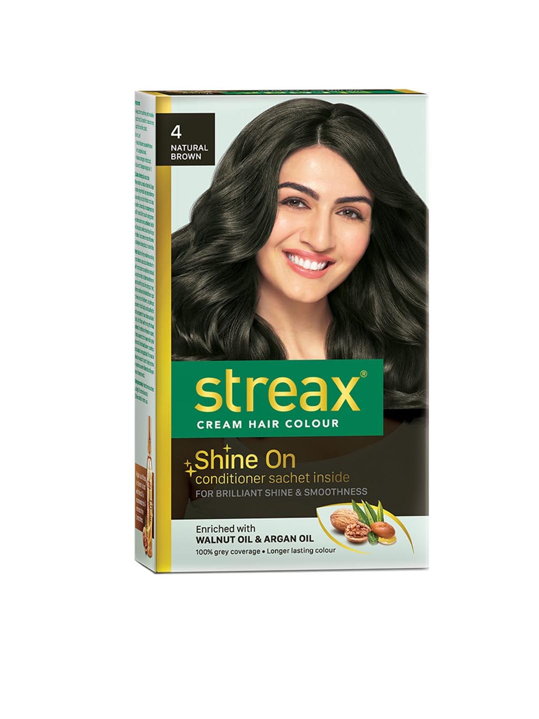 Streax Hair Colour - 4 Natural Brown 120ml Price in India