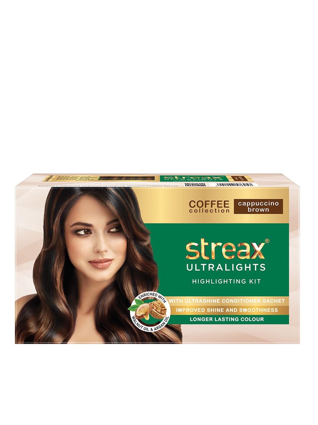 Streax Coffee Collection Ultralights Highlighting Kit - Cappuccino Brown 80ml Price in India