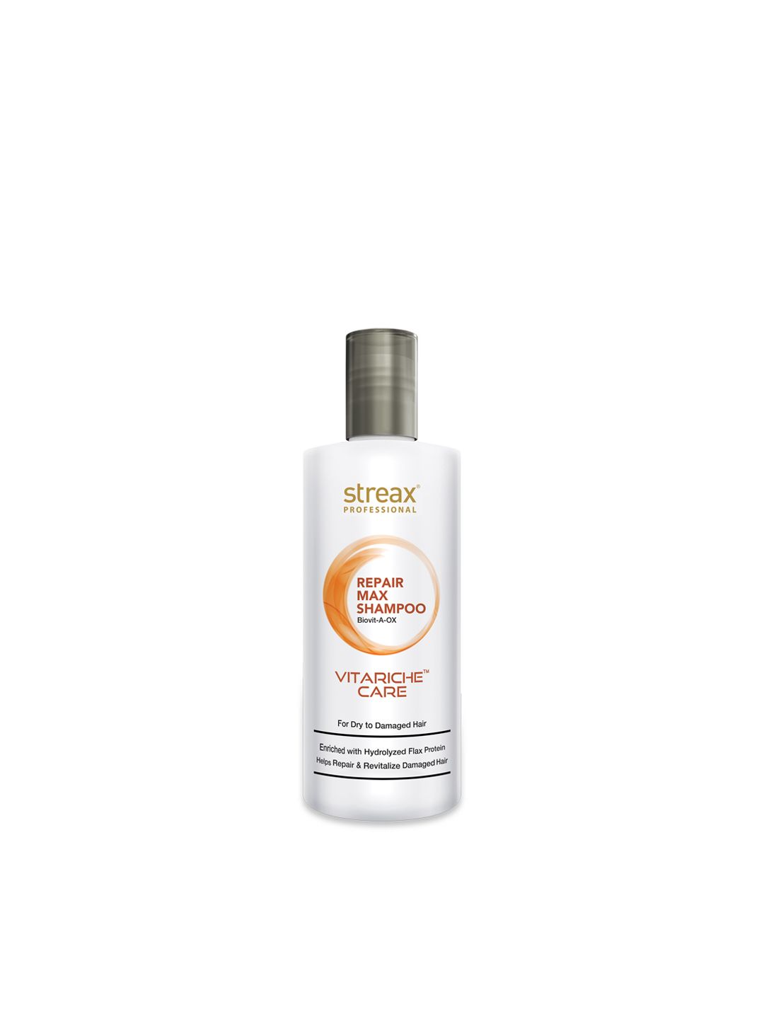 Streax Professional Vitariche Care Repair Max Shampoo for Dry to Damaged Hair - 300 ml Price in India