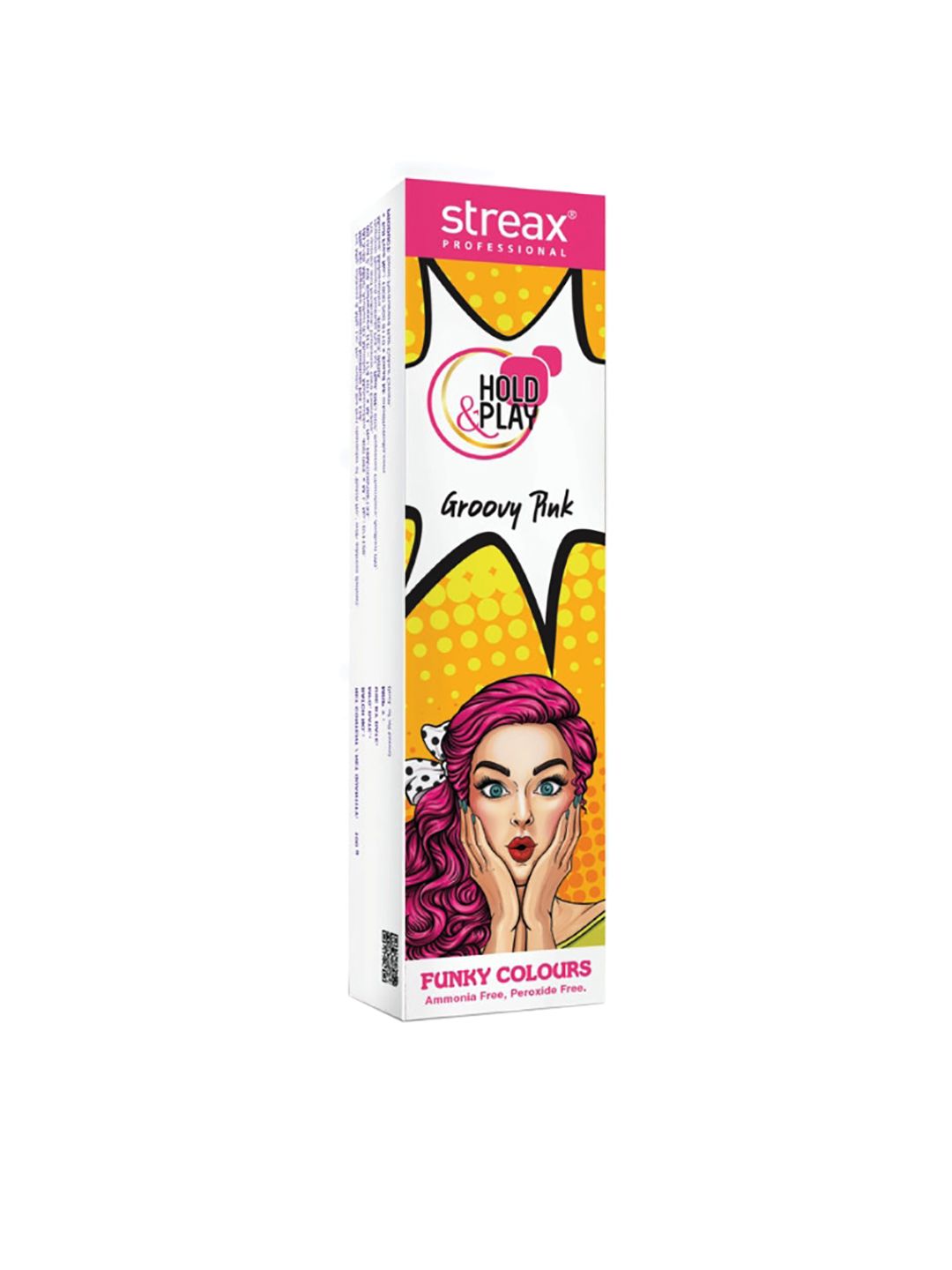 Streax Professional Hold & Play Funky Hair Colour - Groovy Pink Price in India