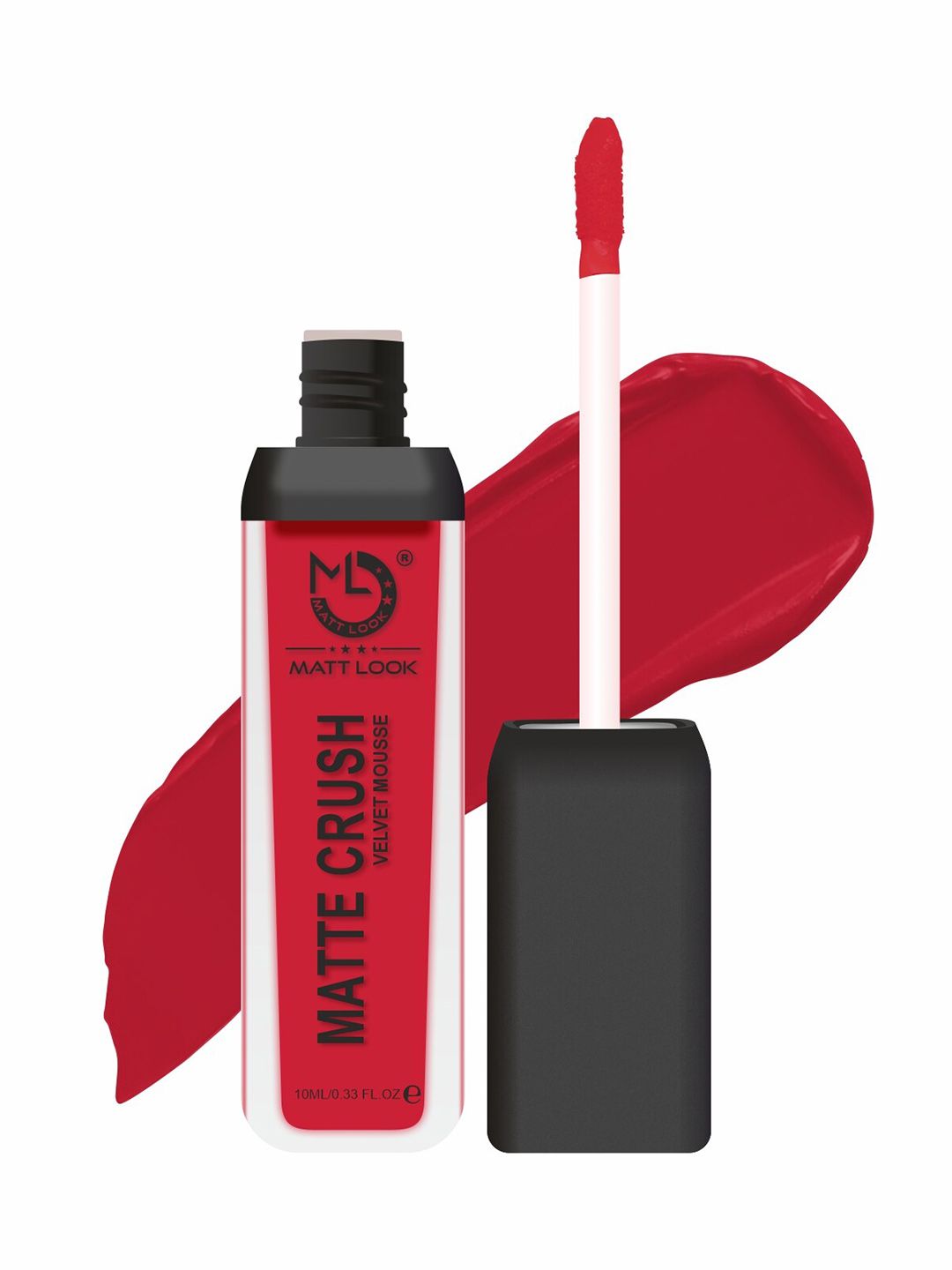 MATTLOOK Matte Crush Velvet Mousse Lipstick - Hot Red (Pack of 2) Price in India