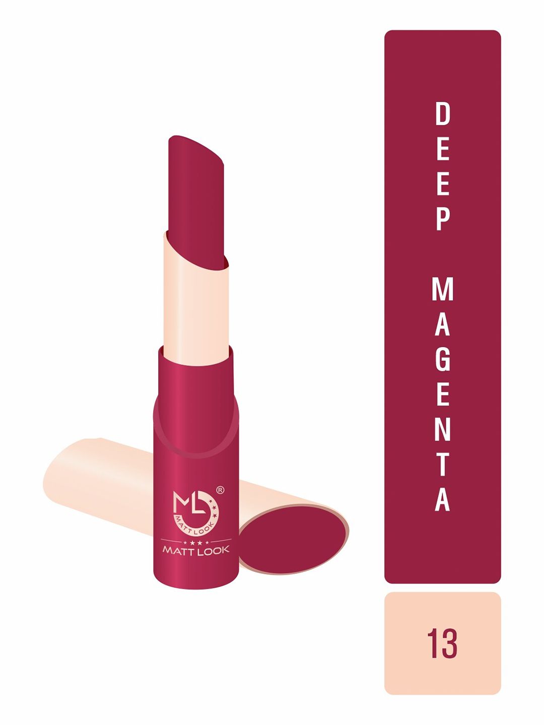 MATTLOOK Vivid Matte Lipstick - Deep Magenta Price in India