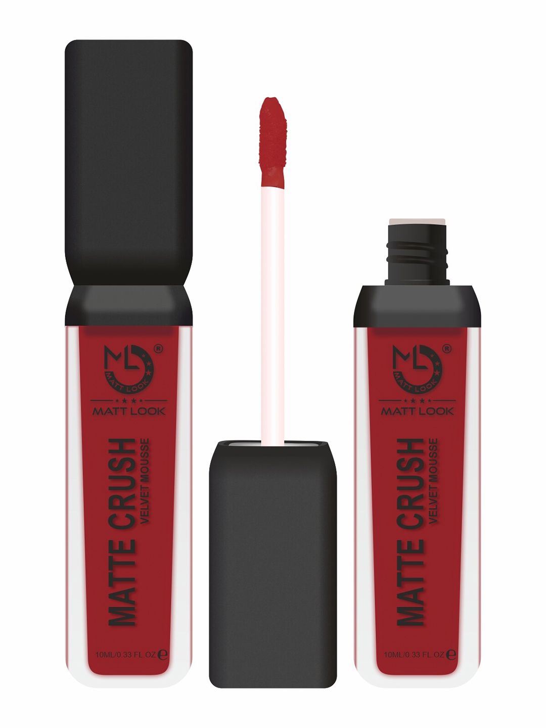 MATTLOOK Matte Crush Velvet Mousse Lipstick - Antique Maroon (Pack of 2) Price in India