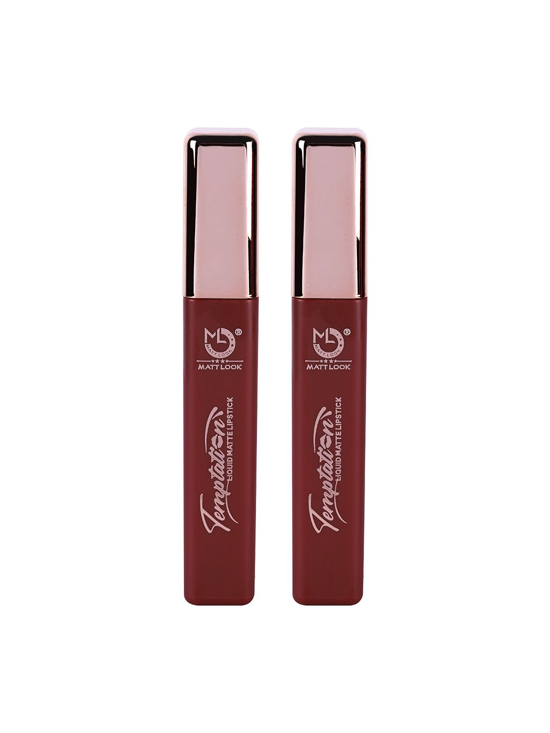 MATTLOOK Lip Makeup Temptation Liquid Matte Lipstick - 04 Wine (Pack of 2) Price in India