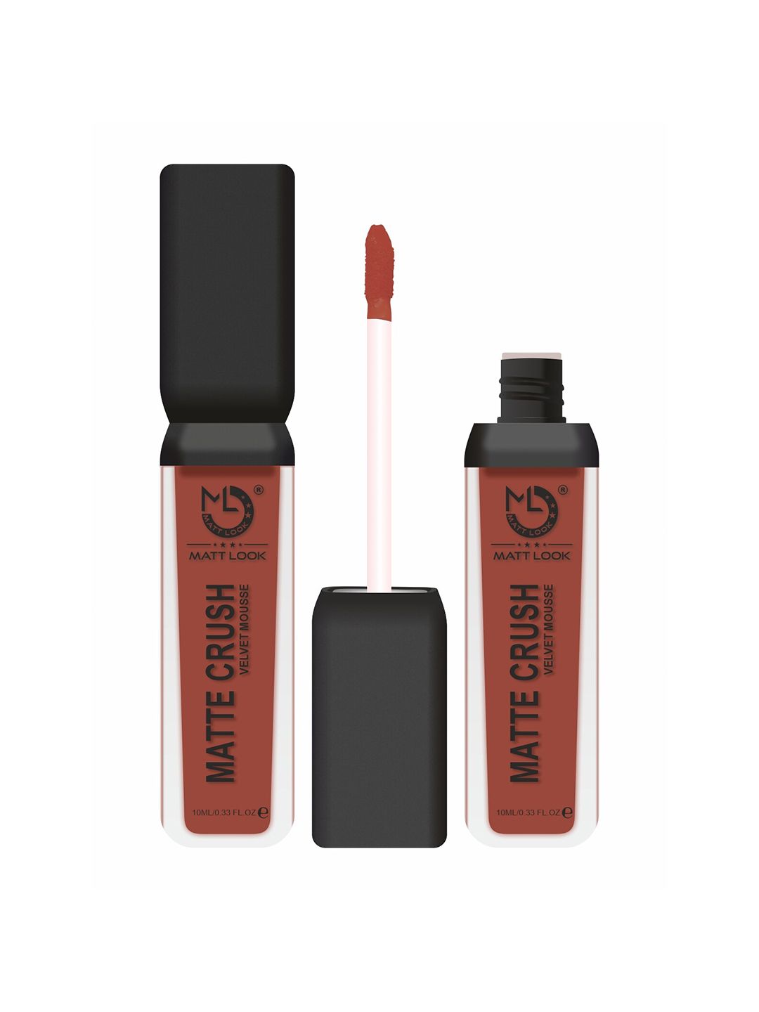 MATTLOOK Matte Crush Velvet Mousse Lipstick - Irish Coffee (Pack of 2) Price in India