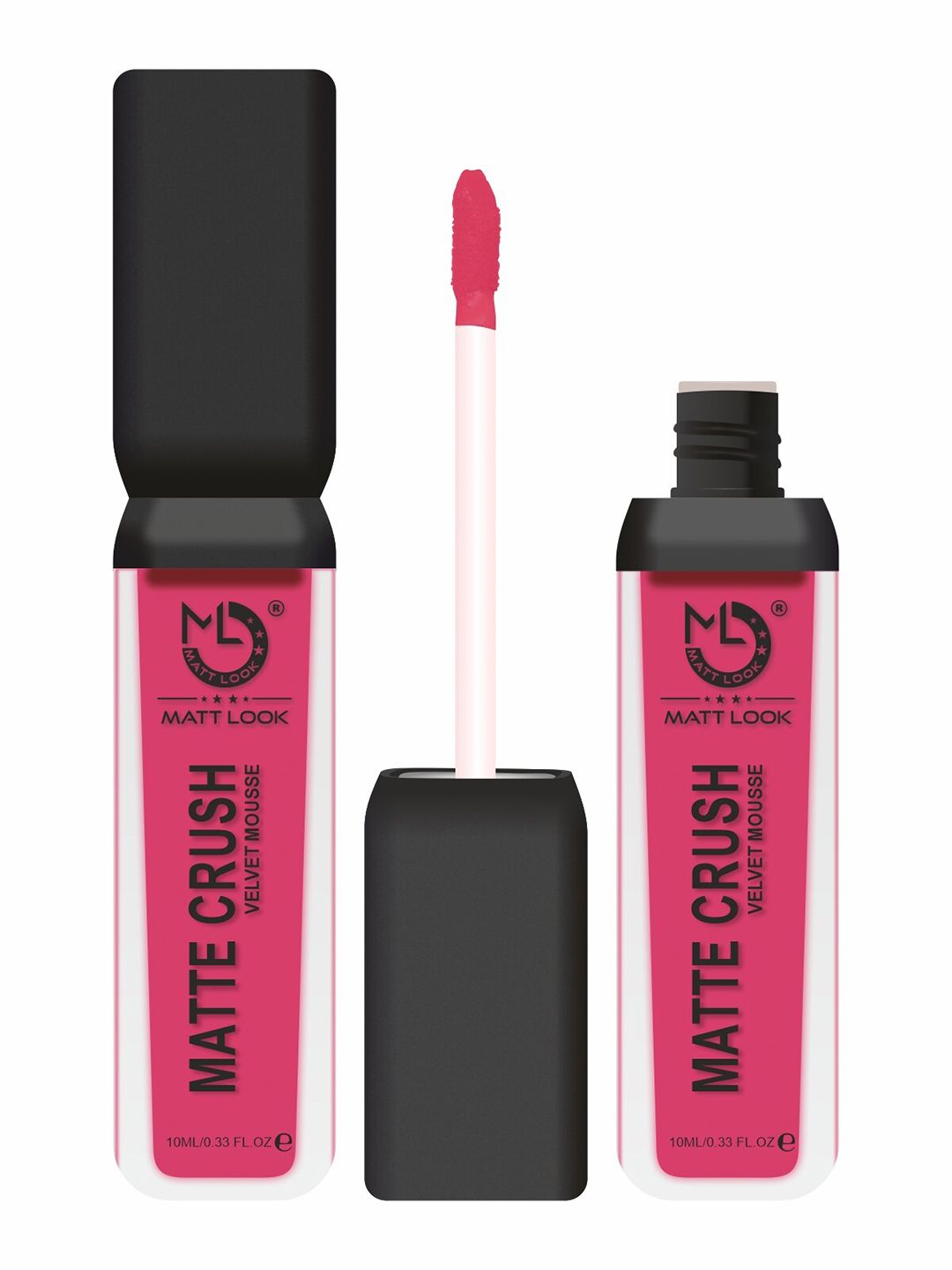 MATTLOOK Matte Crush Velvet Mousse Lipstick-Rose Pink (Pack of 2) Price in India