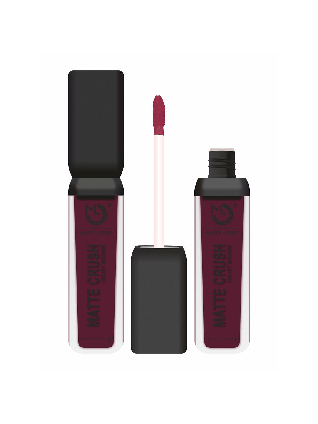 MATTLOOK Matte Crush Velvet Mousse Lipstick - Purple (Pack of 2) Price in India