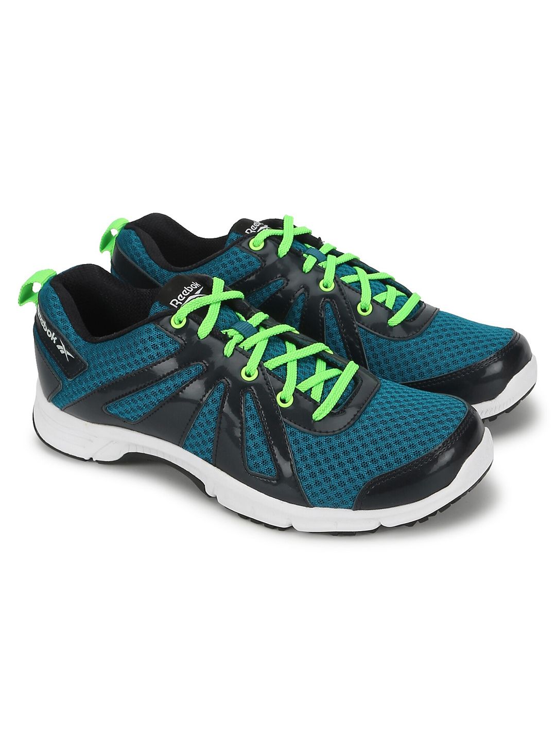 Reebok Men Black Mesh Running Non-Marking Shoes