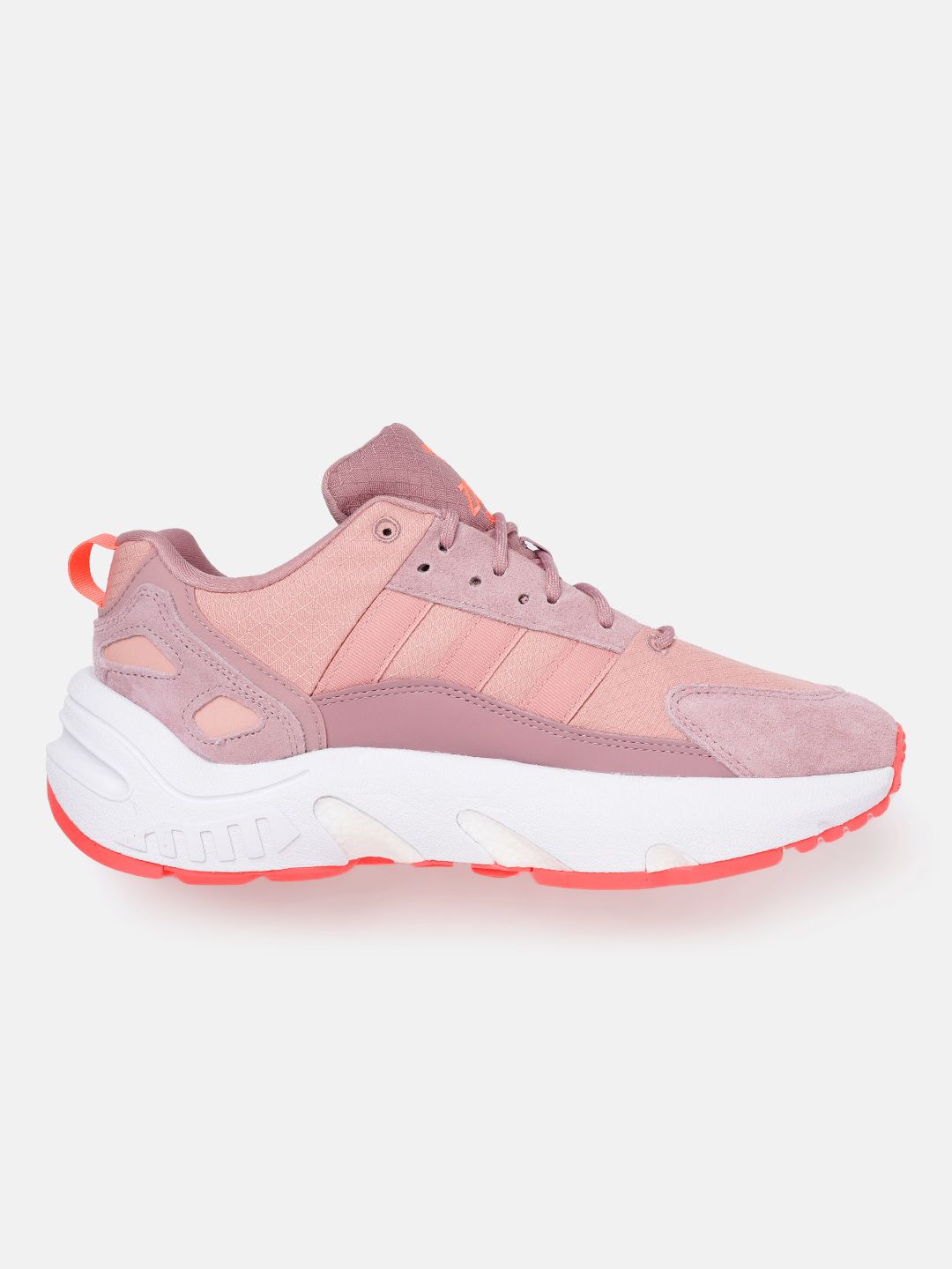 Buy ADIDAS Originals Women Peach-Coloured & Dusty Rose Pink Woven